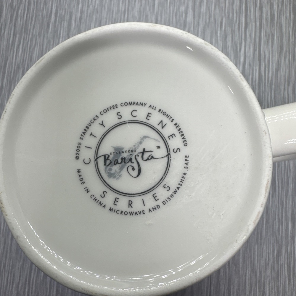 Starbucks Barista City Scene‎ Chicago Coffee Mug Cup 16 oz Collectible - Picture 6 of 7